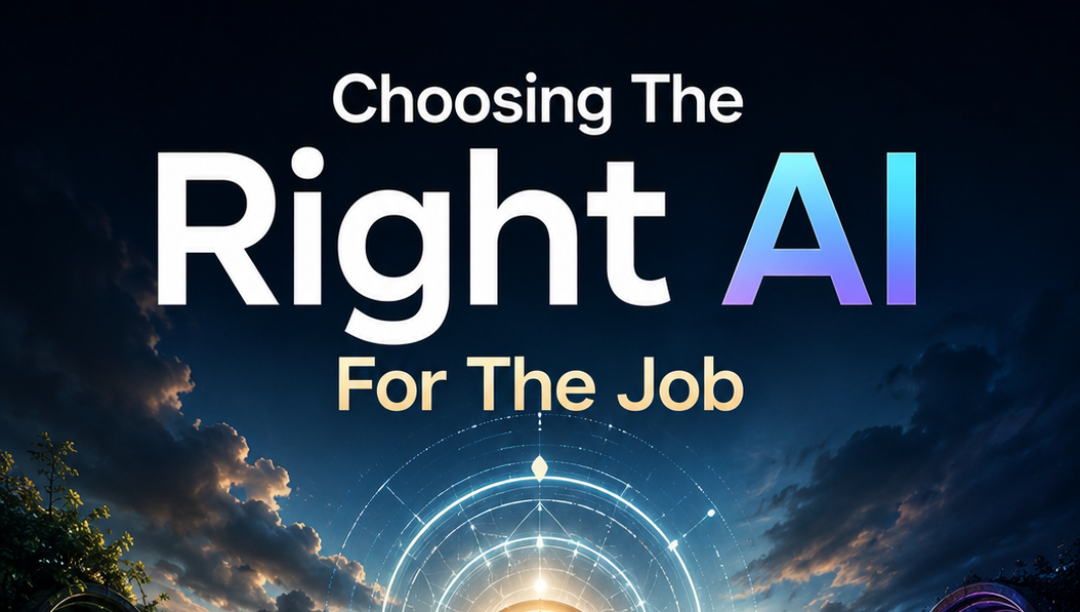 Choosing The Right AI For The Job